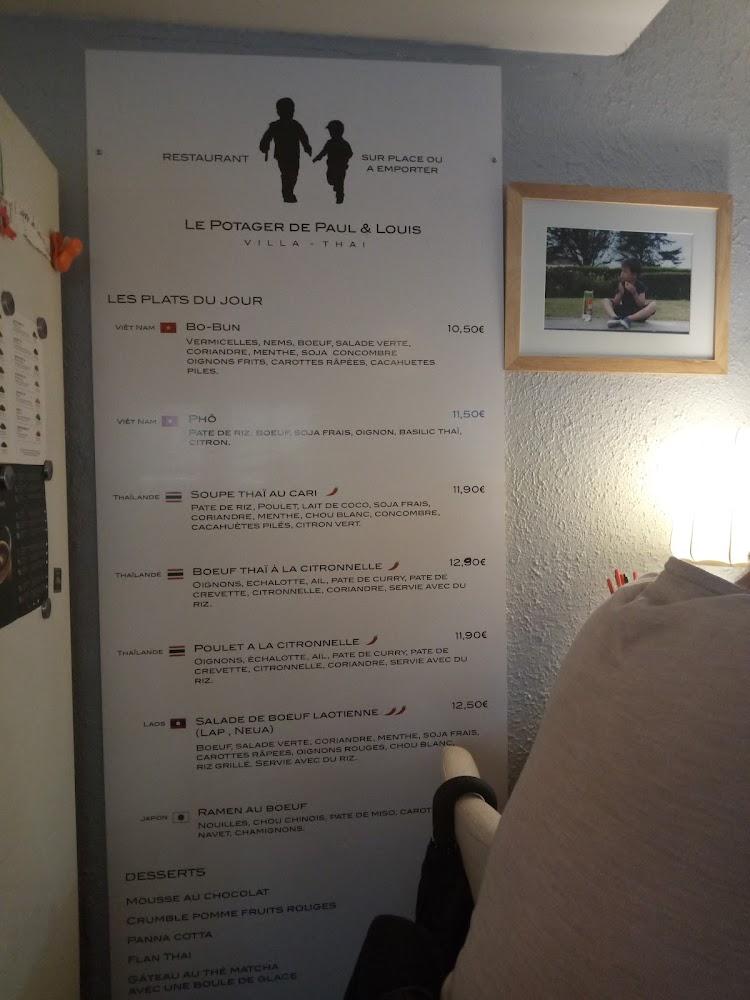 Restaurant le potager de paul et louis - Menu Image 2